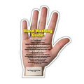 Mega-Mag Shapes - "Hand Washing Tips" Magnet (4-1/4"x6")
